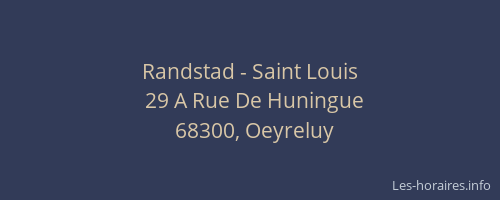 Randstad - Saint Louis