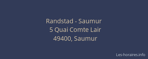 Randstad - Saumur