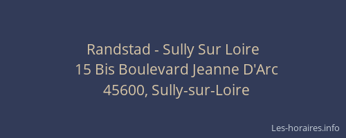 Randstad - Sully Sur Loire