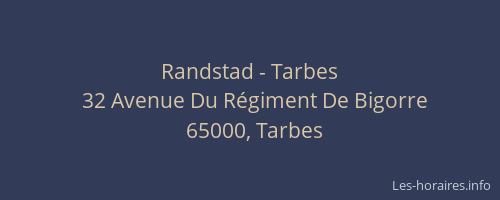 Randstad - Tarbes