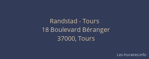 Randstad - Tours