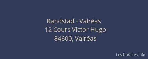 Randstad - Valréas