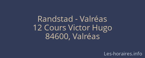 Randstad - Valréas