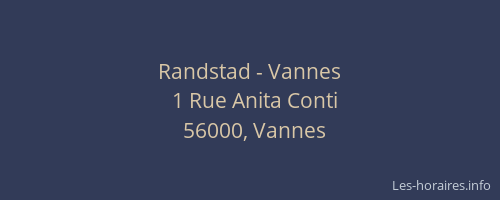Randstad - Vannes