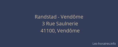 Randstad - Vendôme