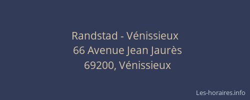 Randstad - Vénissieux