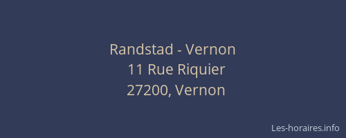 Randstad - Vernon