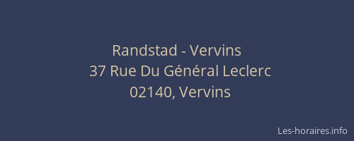Randstad - Vervins