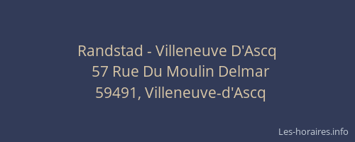 Randstad - Villeneuve D'Ascq
