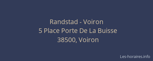 Randstad - Voiron