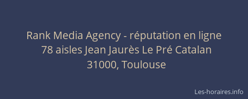 Rank Media Agency - réputation en ligne
