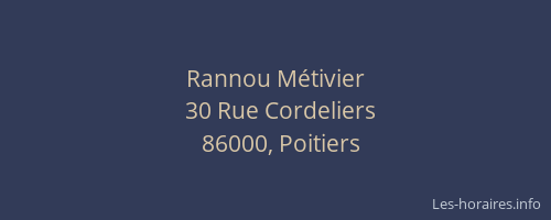 Rannou Métivier