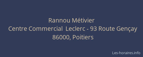 Rannou Métivier