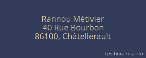 Rannou Métivier