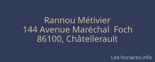 Rannou Métivier