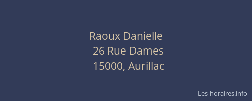 Raoux Danielle