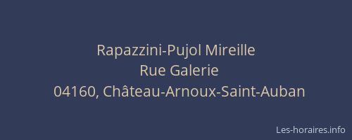 Rapazzini-Pujol Mireille