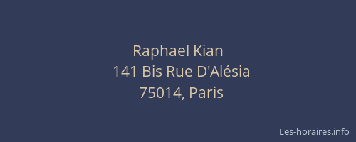 Raphael Kian