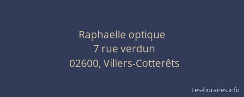 Raphaelle optique