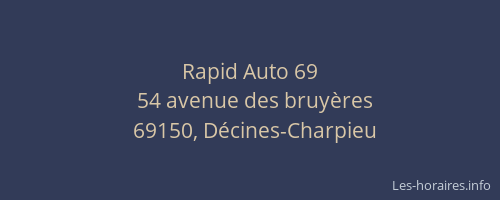Rapid Auto 69