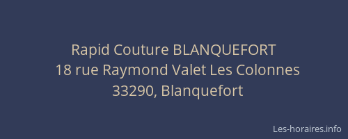 Rapid Couture BLANQUEFORT