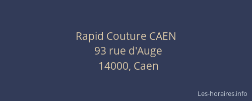Rapid Couture CAEN