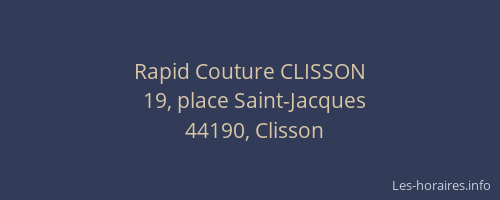 Rapid Couture CLISSON