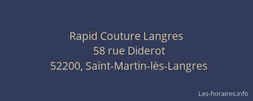 Rapid Couture Langres