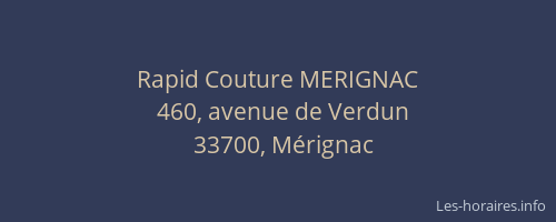 Rapid Couture MERIGNAC