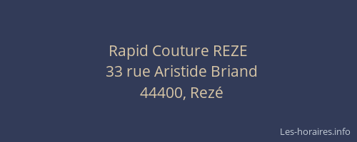 Rapid Couture REZE