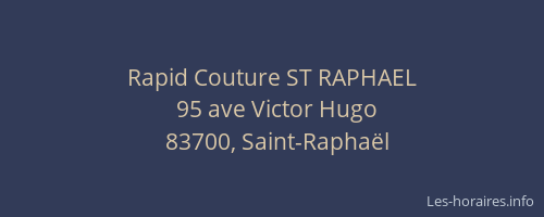 Rapid Couture ST RAPHAEL