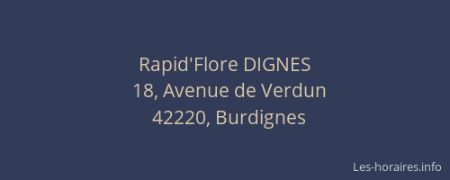 Rapid'Flore DIGNES