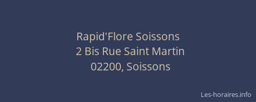 Rapid'Flore Soissons