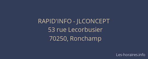 RAPID'INFO - JLCONCEPT