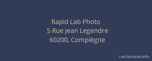 Rapid Lab Photo