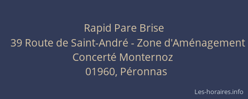 Rapid Pare Brise