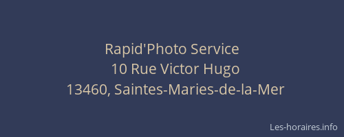 Rapid'Photo Service
