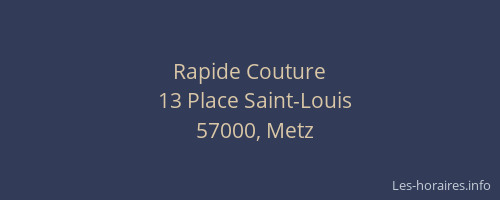 Rapide Couture