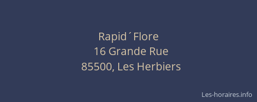 Rapid´Flore