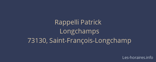 Rappelli Patrick
