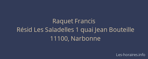 Raquet Francis
