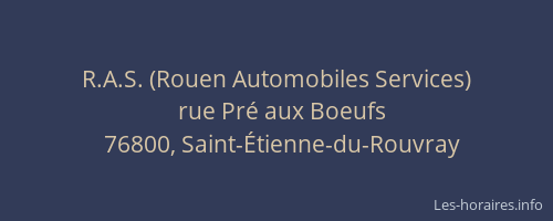 R.A.S. (Rouen Automobiles Services)