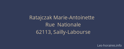 Ratajczak Marie-Antoinette