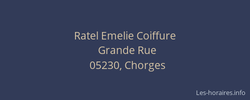 Ratel Emelie Coiffure