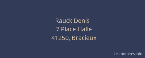 Rauck Denis