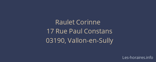 Raulet Corinne