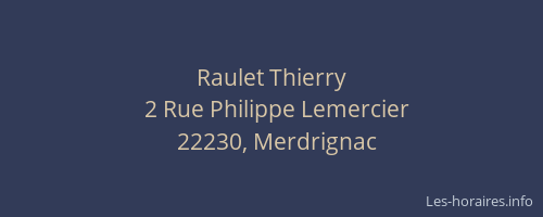 Raulet Thierry