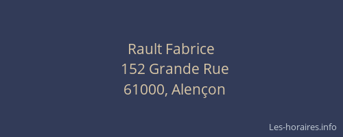 Rault Fabrice
