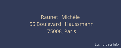 Raunet   Michèle