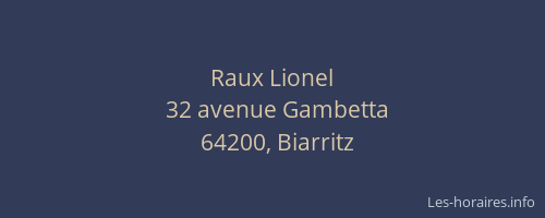 Raux Lionel